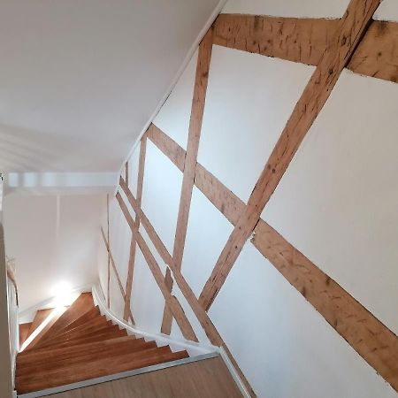 Fewo Im Lehm-Fachwerkhaus Erfurt Mit 3 Einzelnen Schlafzimmern Je Mit Tv Exterior foto